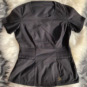 Jaanuu Black Scrubs S Top/XS Bottom